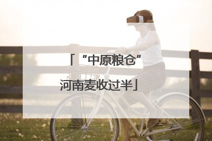 “中原粮仓”河南麦收过半