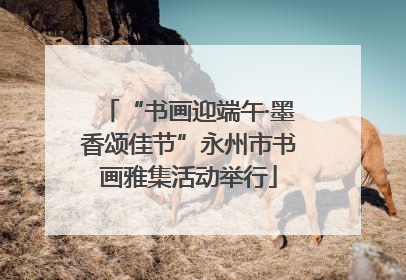 “书画迎端午·墨香颂佳节”永州市书画雅集活动举行