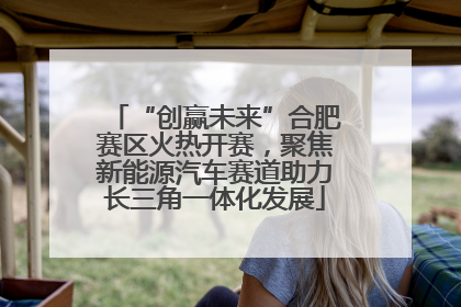 “创赢未来”合肥赛区火热开赛，聚焦新能源汽车赛道助力长三角一体化发展