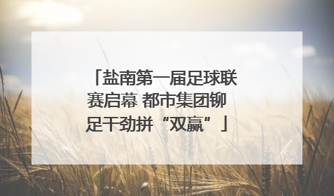 盐南第一届足球联赛启幕 都市集团铆足干劲拼“双赢”