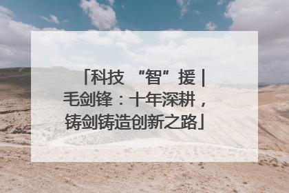 科技 “智”援｜毛剑锋：十年深耕，铸剑铸造创新之路