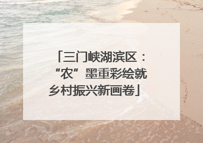 三门峡湖滨区：“农”墨重彩绘就乡村振兴新画卷