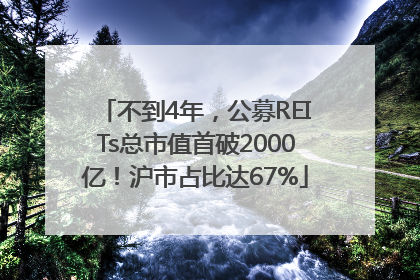 不到4年，公募REITs总市值首破2000亿！沪市占比达67%