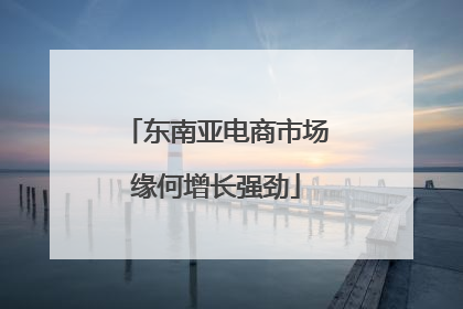 东南亚电商市场缘何增长强劲