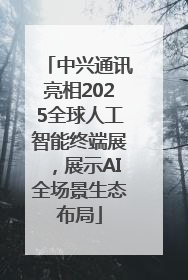 中兴通讯亮相2025全球人工智能终端展，展示AI全场景生态布局