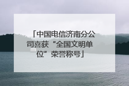 中国电信济南分公司喜获“全国文明单位”荣誉称号
