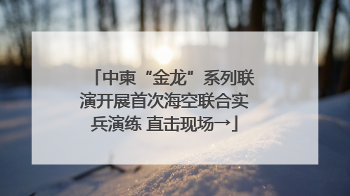 中柬“金龙”系列联演开展首次海空联合实兵演练 直击现场→