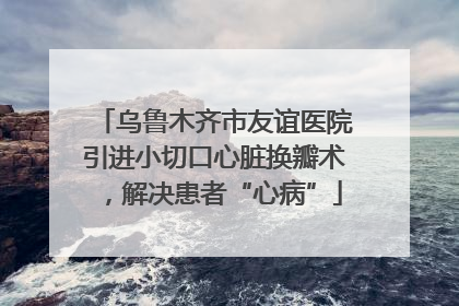 乌鲁木齐市友谊医院引进小切口心脏换瓣术，解决患者“心病”