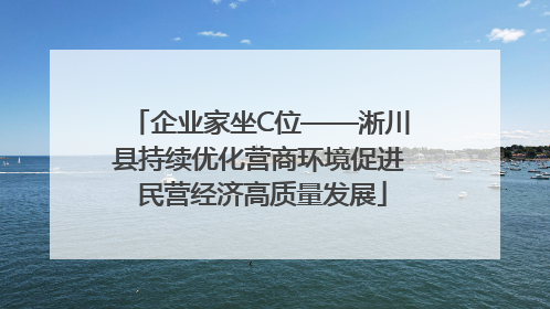企业家坐C位——淅川县持续优化营商环境促进 民营经济高质量发展