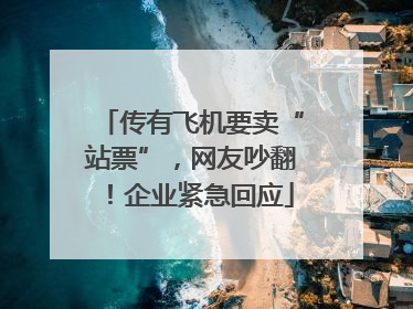 传有飞机要卖“站票”，网友吵翻！企业紧急回应