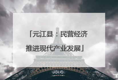 元江县：民营经济推进现代产业发展