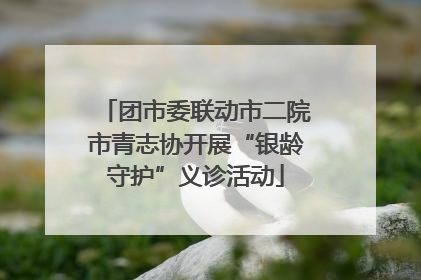 团市委联动市二院市青志协开展“银龄守护”义诊活动