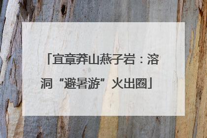 宜章莽山燕子岩：溶洞“避暑游”火出圈