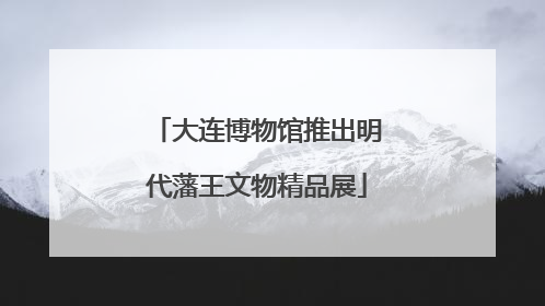 大连博物馆推出明代藩王文物精品展