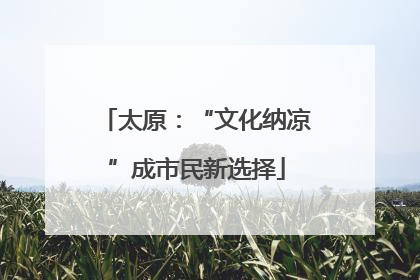 太原：“文化纳凉”成市民新选择
