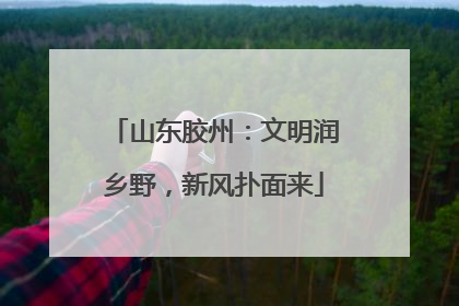 山东胶州：文明润乡野，新风扑面来