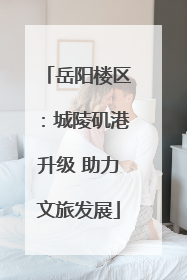 岳阳楼区：城陵矶港升级 助力文旅发展