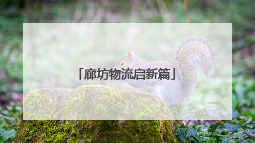 廊坊物流启新篇