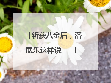 斩获八金后，潘展乐这样说……