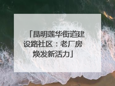 昆明莲华街道建设路社区：老厂房焕发新活力