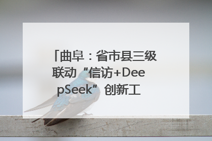 曲阜：省市县三级联动“信访+DeepSeek”创新工作新闻发布会举行