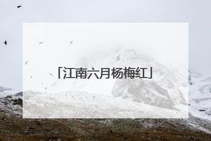 江南六月杨梅红
