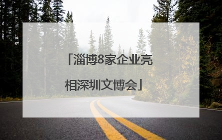 淄博8家企业亮相深圳文博会