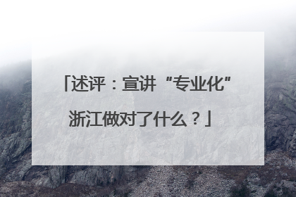 述评：宣讲“专业化” 浙江做对了什么？