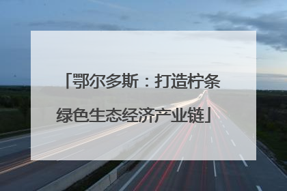 鄂尔多斯：打造柠条绿色生态经济产业链