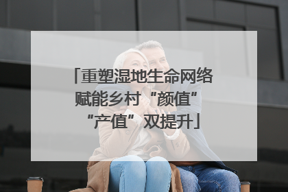 重塑湿地生命网络 赋能乡村“颜值”“产值”双提升