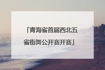 青海省首届西北五省街舞公开赛开赛