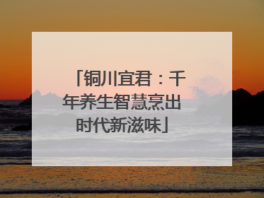 铜川宜君：千年养生智慧烹出时代新滋味