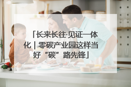 长来长往·见证一体化｜零碳产业园这样当好“碳”路先锋