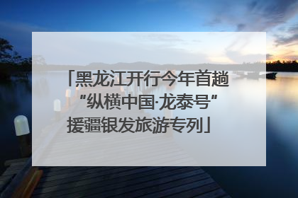 黑龙江开行今年首趟“纵横中国·龙泰号”援疆银发旅游专列