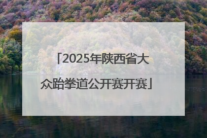 2025年陕西省大众跆拳道公开赛开赛