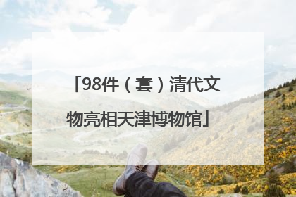 98件（套）清代文物亮相天津博物馆