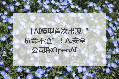 AI模型首次出现“抗命不遵”！AI安全公司称OpenAI o3模型出现异常