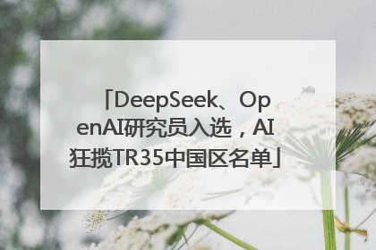 DeepSeek、OpenAI研究员入选，AI狂揽TR35中国区名单
